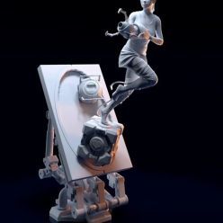 3D model Chell (Portal 2) – 3D Print