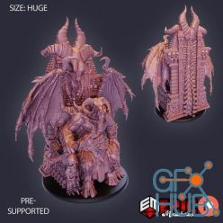 3D model Orc Demon Lord Throne – 3D Print