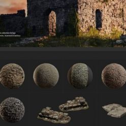 3D model Quixel – Castle Ruins