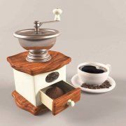3D model Retro coffee grinder
