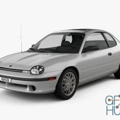 3D model Hum 3D Dodge Neon Sport Coupe 1996