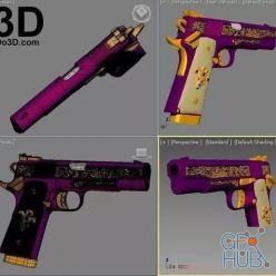 3D model Joker Gun – 3D Print