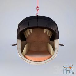 3D model Hanging shark chair bt Porky Hefer