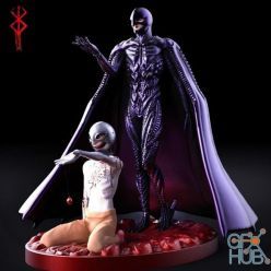 3D model Berserk Femto and Griffith Fanart - 3d print