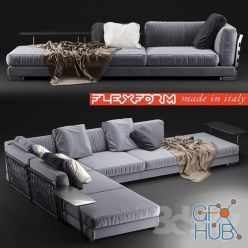 3D model Sofa Cestone 09 Flexform