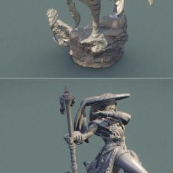 3D model Mu Ron Yin the Wind Master – 3D Print