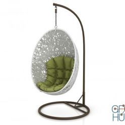 3D model Austin design suspended armchair