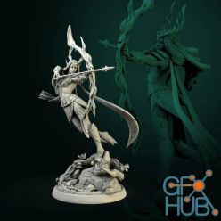 3D model Niel Elven Queen
