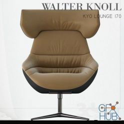 3D model Armchair Walter Knoll Kyo 170