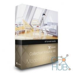 3D model CGAxis Models Volume 48 3D Modern Furniture