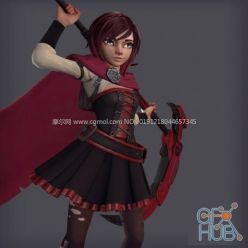 3D model Ruby Rose