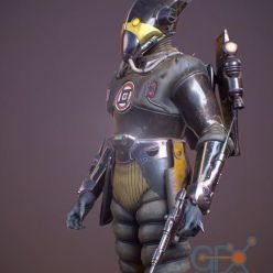 3D model Sardaukar game character