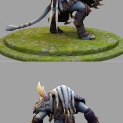 3D model ﻿Rengar from League of Legends – 3D Print