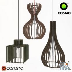 3D model Suspended lamps Viriy