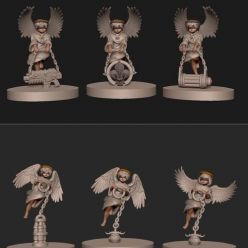 3D model Anime Set Of Cherubs – 3D Print