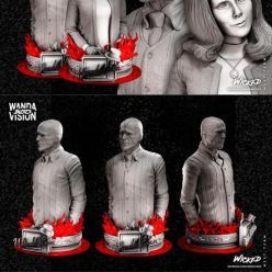 3D model Wicked - Vision Bust – 3D Print