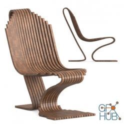 3D model Parametric Armchair