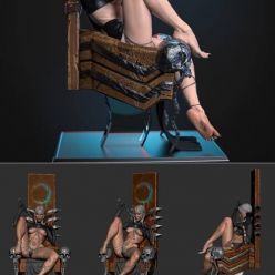 3D model Throne Girl – 3D Print