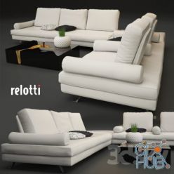 3D model Madisson sofa by Relotti