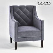 3D model Armchair Kaza by Rooma Design