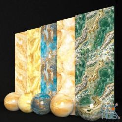 3D model Marble texture