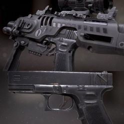 3D model Gun Conversation Kit PBR
