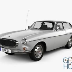 3D model Volvo P1800 ES 1973 car