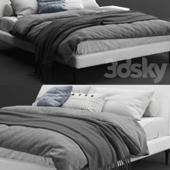 3D model Bed Arlington Boconcept new