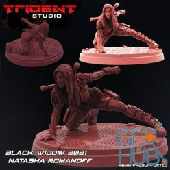 3D model Black Widow Pose B – 3D Print