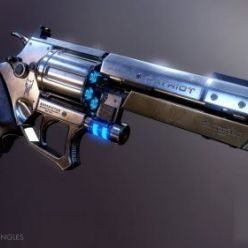 3D model Future Revolver (fbx, tex)