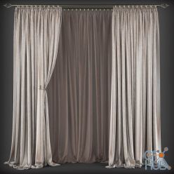 3D model Curtains 200 (max, fbx)