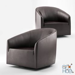 3D model Minotti Portofino Armchair