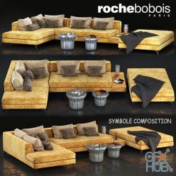 3D model Sofa SYMBOLE by Roche Bobois