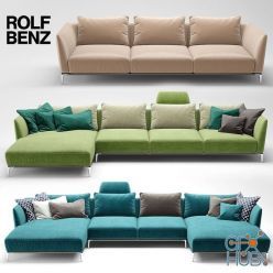 3D model Sofa Scala by Rolf Benz