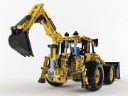 3D model Lego Technic 8069 Backhoe Loader