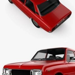 3D model Mazda 1000 1973