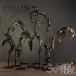 3D model Restoration Hardware (SET OF 11)