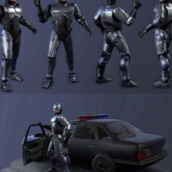 3D model Robocop – Scene and Pose Set