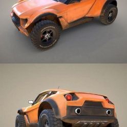 3D model Zarooq Sand Racer