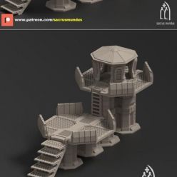 3D model Kyhlden. Hive City Docks – 3D Print