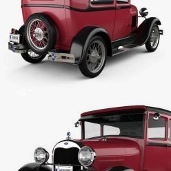 3D model Hum3D | Ford Model A Tudor 1929