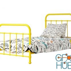 3D model New York Single Bed by Vipack
