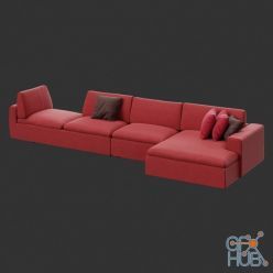 3D model Sofa Eclectico 001