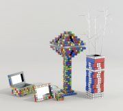 3D model Rubik's Cube decor