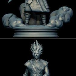 3D model Goku Dragon Ball Estilo Realista – 3D Print