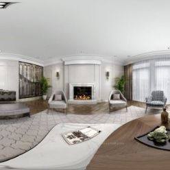 3D model American Style Interior 022