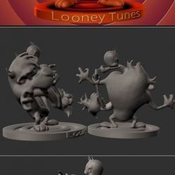 3D model Taz Mania Looney Tunes – 3D Print