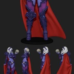 3D model Dark Queen Syx – 3D Print