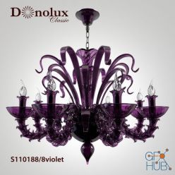 3D model Classic chandelier Donolux S110188 8violet