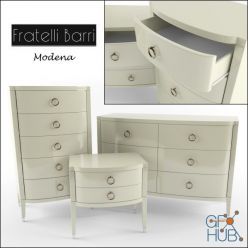 3D model Fratelli Barri Modena Chests of drawers and sideboard